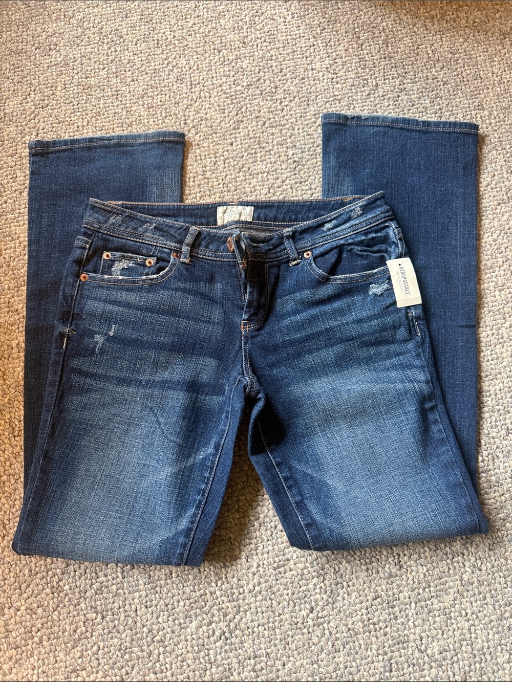 Aeropostale Dark Blue Straight Leg Jeans